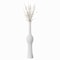 Uniquewise Tall Unique Style Floor Vase for Entryway Dining or Living Room, White Ceramic 58.75 in. QI004041.L - alternate 1